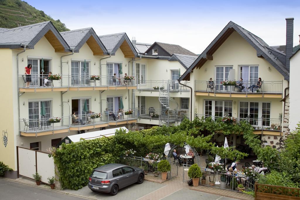 Winzerhotel und Restaurant zum Moselstrand Briedern Exterior foto